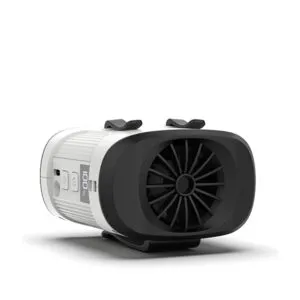מאוורר אישי טקטי נטען 4000mAh עם תפס לחגורה 3 מהירויות מבט נוסף
